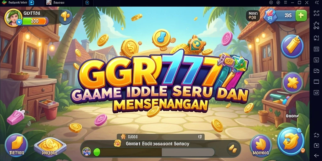 Tampilan screenshot GGR7777 menunjukkan gameplay idle yang menarik.
