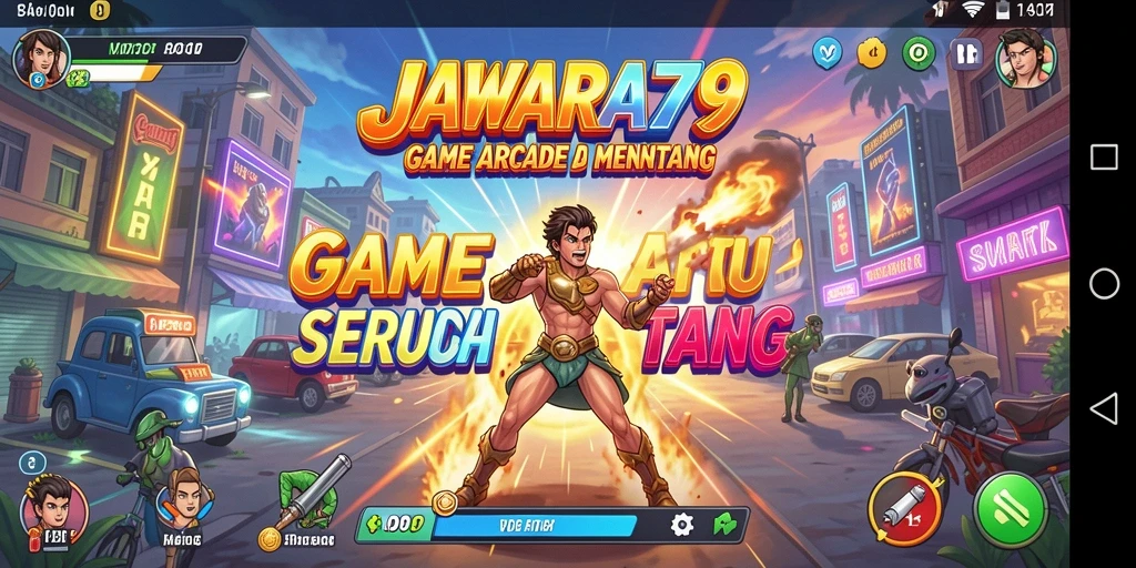 Tampilan gameplay seru dari JAWARA79 dengan aksi yang dinamis.