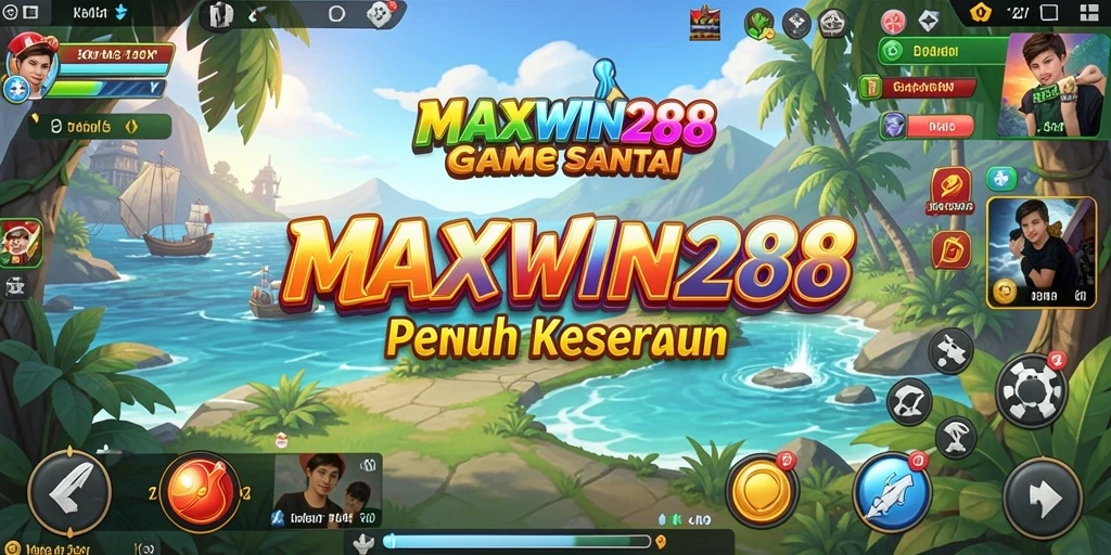 Tampilan menarik gameplay santai di MAXWIN288.
