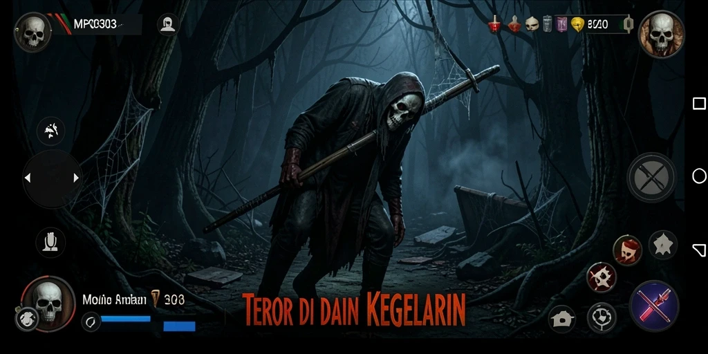 Screenshot menampilkan momen ketegangan dalam gameplay MPO303.
