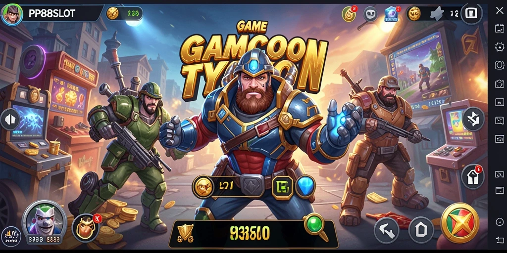 Screenshot gameplay PP88SLOT memperlihatkan pengelolaan bisnis yang seru.