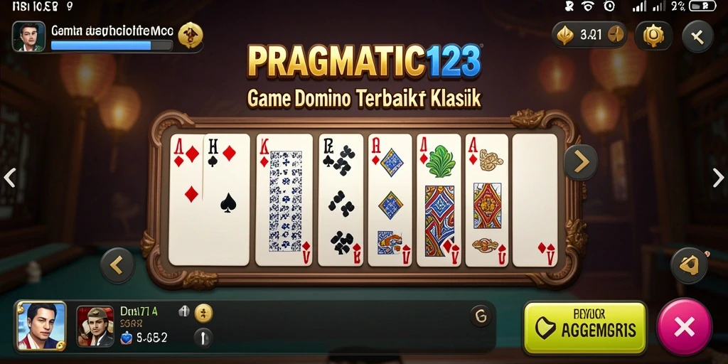 Tampilan menarik gameplay Domino di PRAGMATIC123.